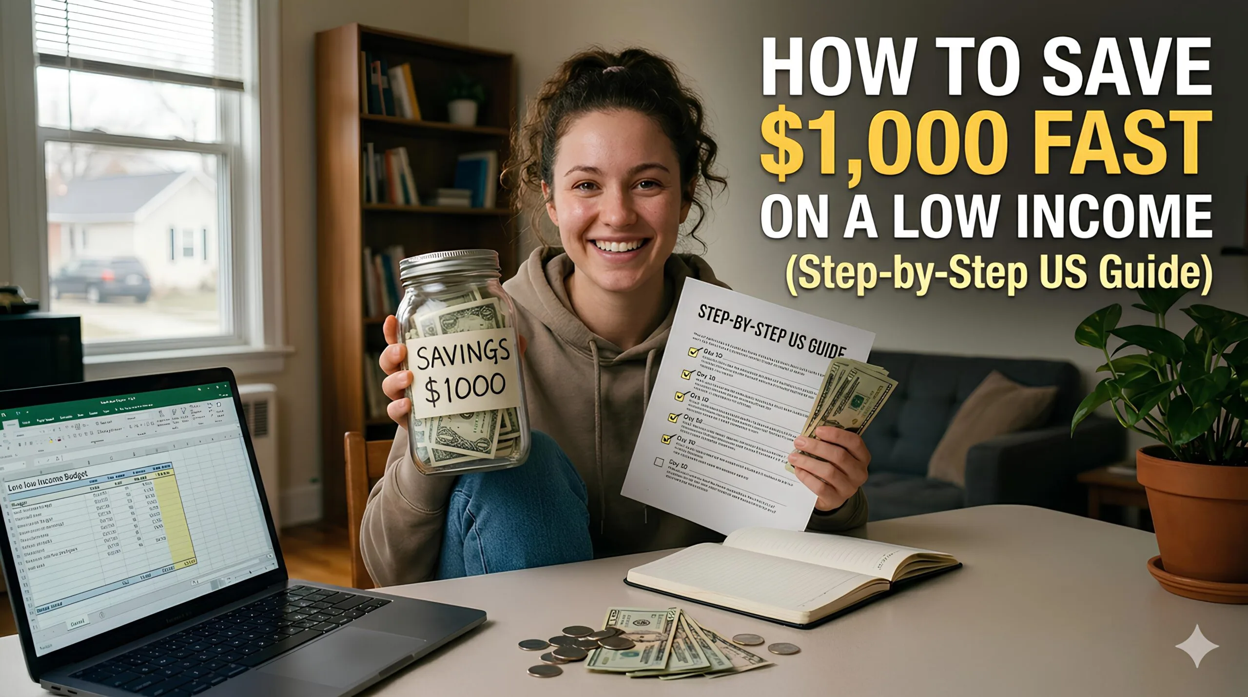 How to Save $1000 Fast on a Low Income