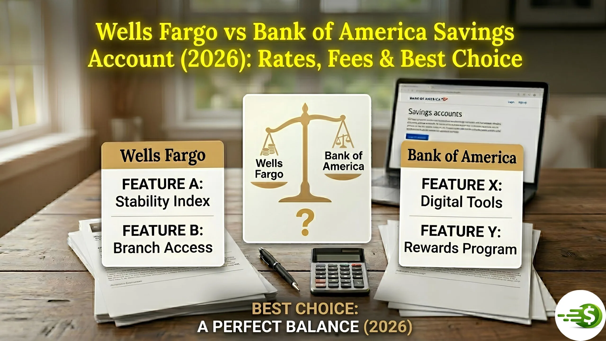 Wells Fargo vs Bank of America Savings Account 2026