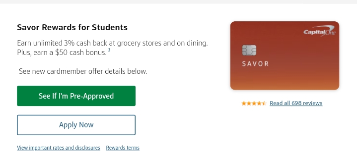 credit cards in USA for international students