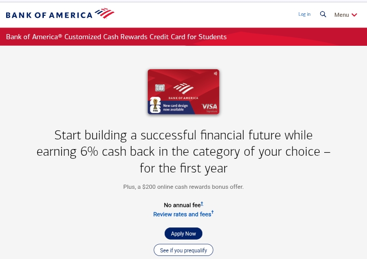 credit cards in USA for international students