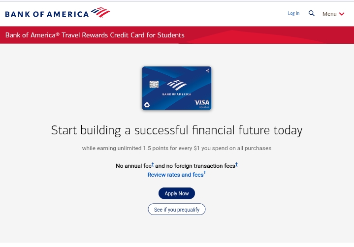 credit cards in USA for international students