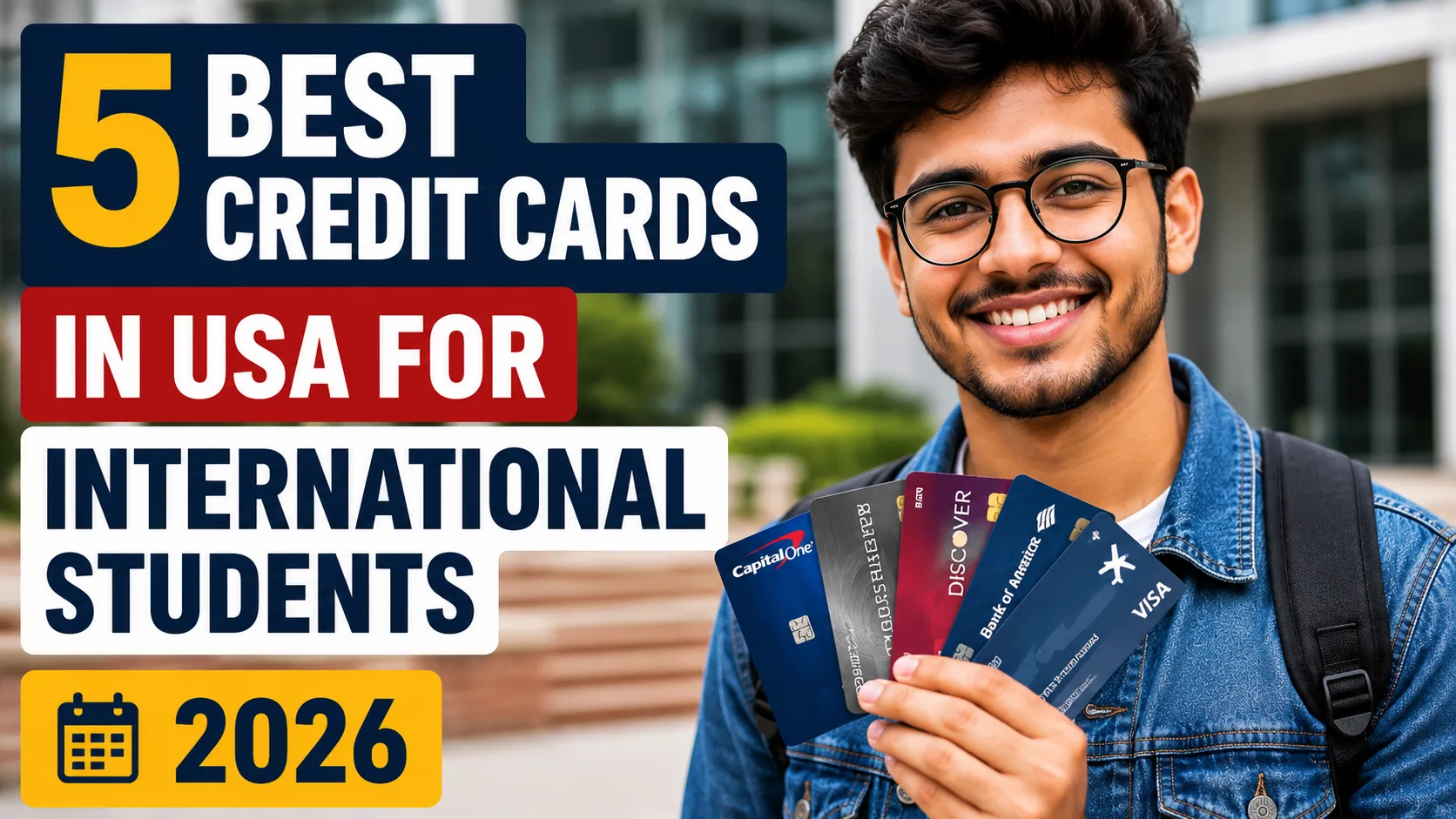 5 Best Credit Cards in USA for International Students (2026 Guide)
